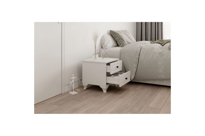 Torvenn Natbord 45 cm - Mat Hvid - Møbler - Borde - Aflastningsbord - Sengebord