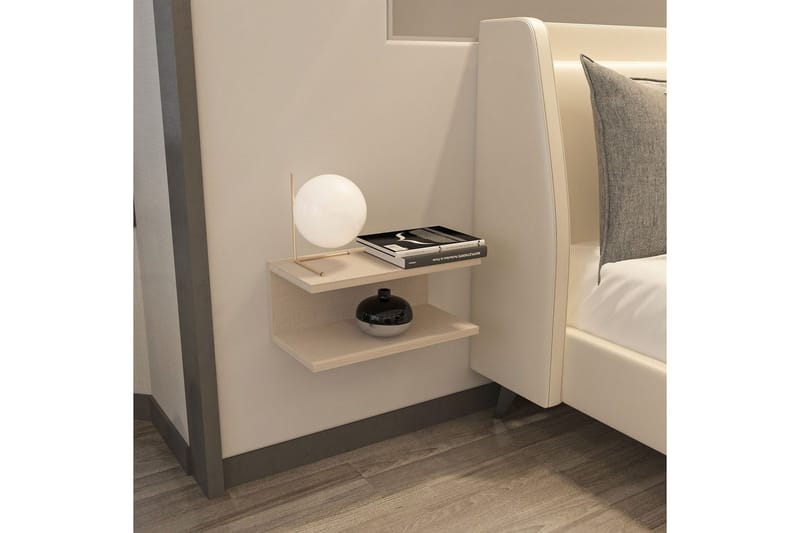 Torvic Natbord 45 cm - Beige - Møbler - Borde - Aflastningsbord - Sengebord
