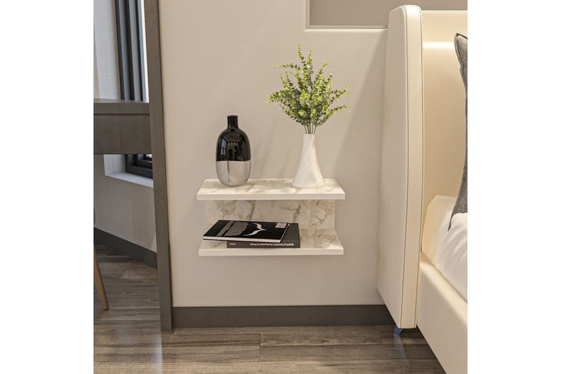 Torvic Natbord 45 cm - Hvid - Møbler - Borde - Aflastningsbord - Sengebord