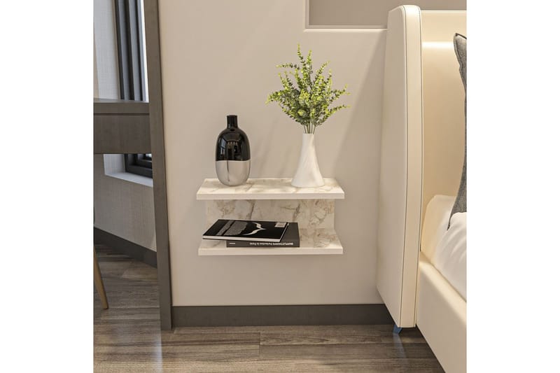 Torvic Natbord 45 cm - Hvid - Møbler - Borde - Aflastningsbord - Sengebord