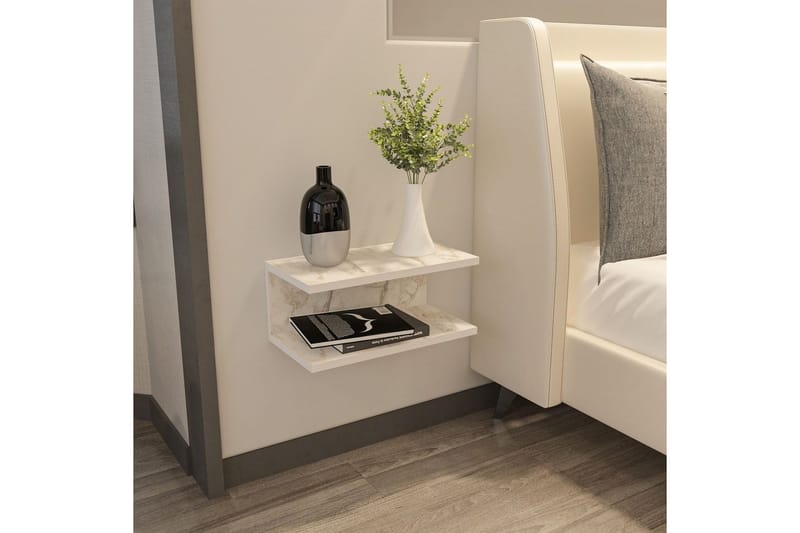 Torvic Natbord 45 cm - Hvid - Møbler - Borde - Aflastningsbord - Sengebord