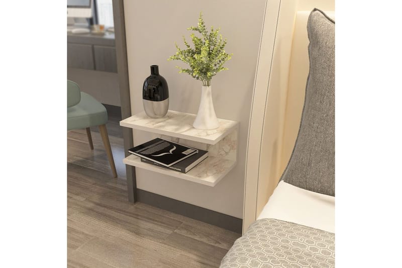 Torvic Natbord 45 cm - Hvid - Møbler - Borde - Aflastningsbord - Sengebord