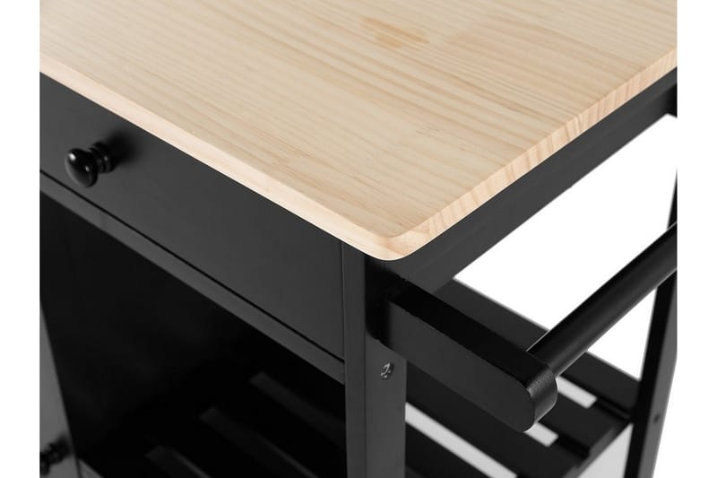 Trapani Serveringsplade 75 cm - Sort - Opbevaring - Køkkenøer