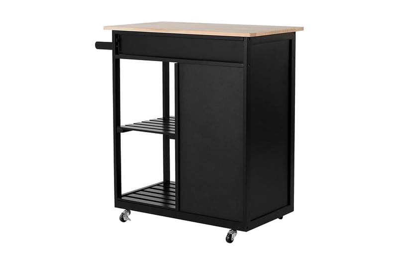 Trapani Serveringsplade 75 cm - Sort - Opbevaring - Køkkenøer
