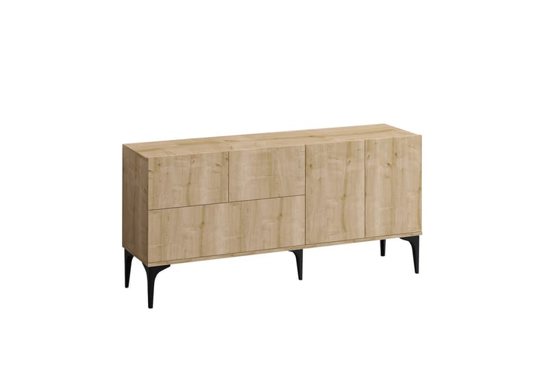 Tress Konsolbord 150 cm - Eg/Sort - Møbler - Borde - Aflastningsbord - Entrébord