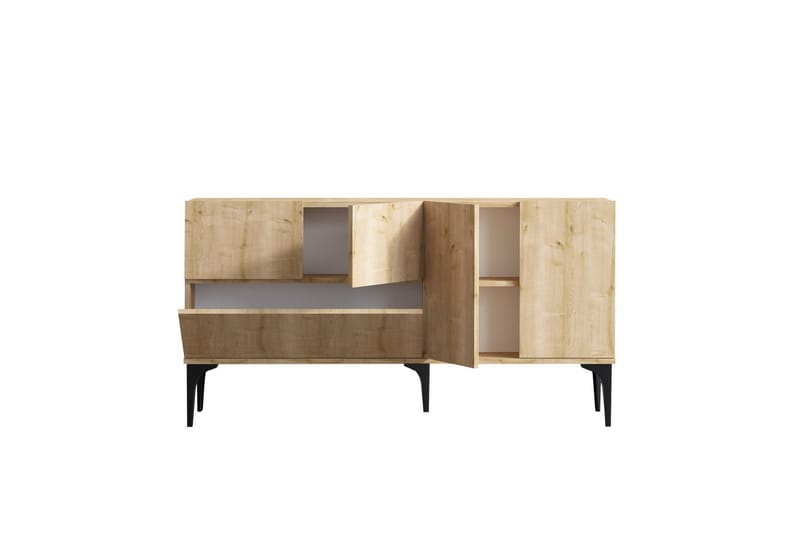 Tress Konsolbord 150 cm - Eg/Sort - Møbler - Borde - Aflastningsbord - Entrébord