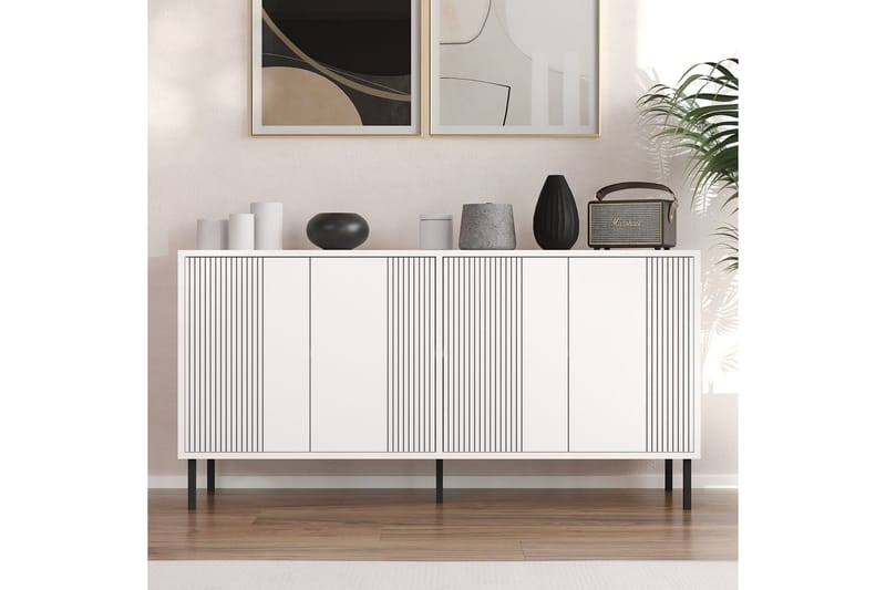 Trilo Konsolbord 150 cm - Hvid - Møbler - Borde - Aflastningsbord - Entrébord