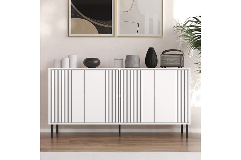 Trilo Konsolbord 150 cm - Hvid - Møbler - Borde - Aflastningsbord - Entrébord