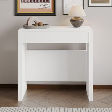 Udtrækkeligt konsolbord Homitis Nivo (80 x 76,1 x 44 cm) Hvid - Møbler - Borde - Aflastningsbord - Entrébord