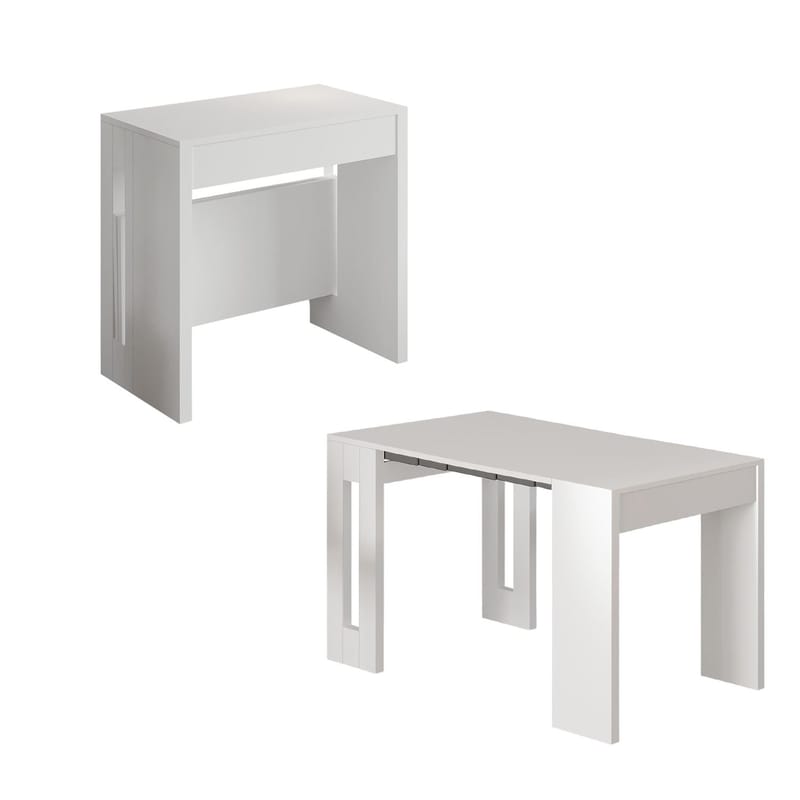 Udtrækkeligt konsolbord Homitis Nivo (80 x 76,1 x 44 cm) Hvid, undefined