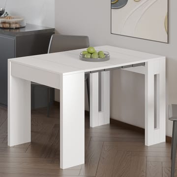 Udtrækkeligt konsolbord Homitis Nivo (80 x 76,1 x 44 cm) Hvid - Møbler - Borde - Aflastningsbord - Entrébord