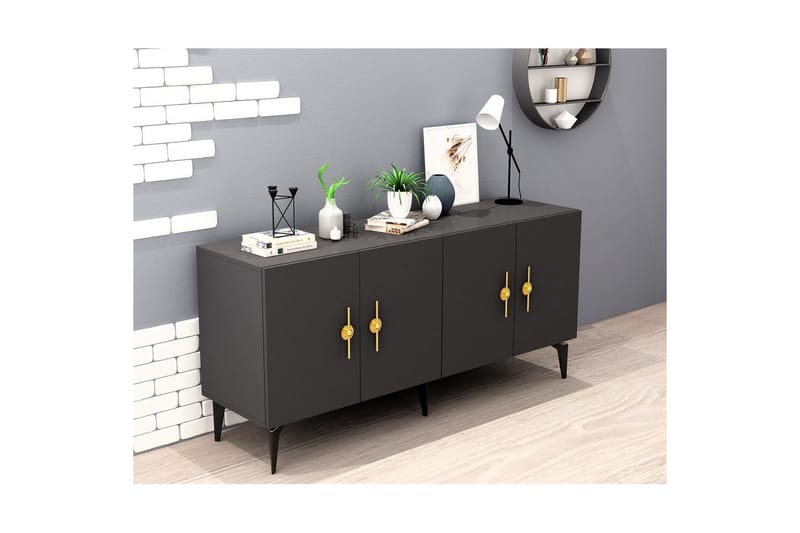 Ulmar Konsolbord 150 cm - Antracit - Møbler - Borde - Aflastningsbord - Entrébord