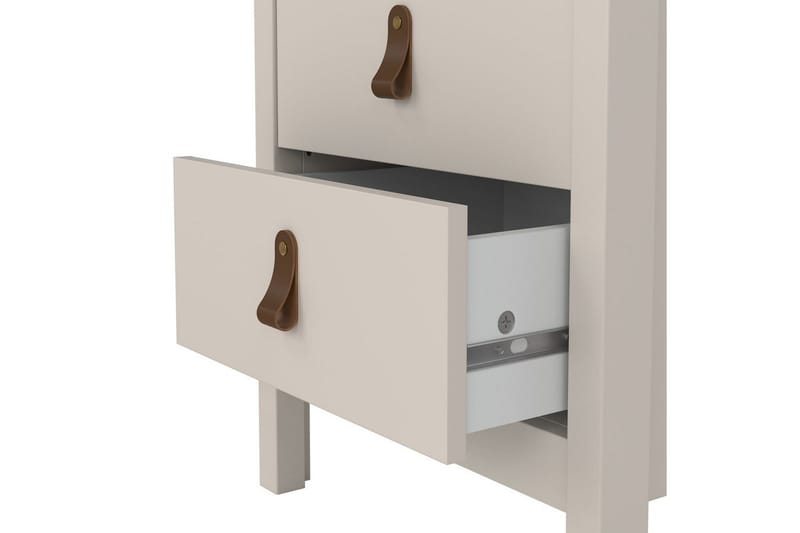 Vallvidera Natbord 44 cm - Beige - Møbler - Borde - Aflastningsbord - Sengebord