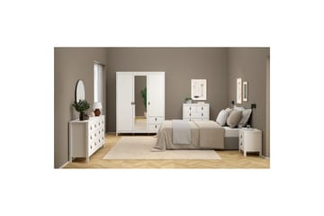 Vallvidera Natbord 44 cm - Hvid - Møbler - Borde - Aflastningsbord - Sengebord