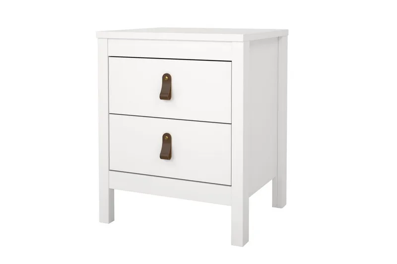 Vallvidera Natbord 44 cm, Hvid