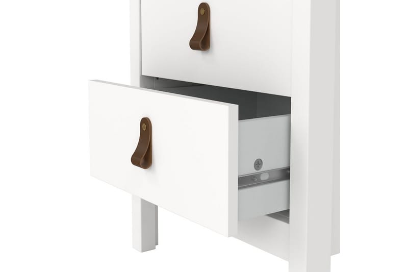 Vallvidera Natbord 44 cm - Hvid - Møbler - Borde - Aflastningsbord - Sengebord