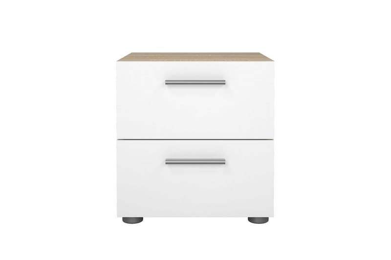 Vansu Natbord 40 cm - Hvid/Natur - Møbler - Borde - Aflastningsbord - Sengebord