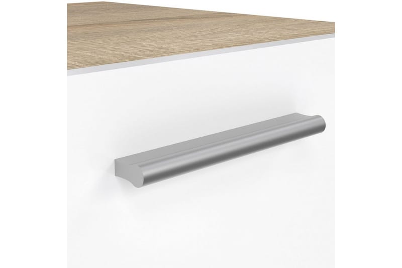 Vansu Natbord 40 cm - Hvid/Natur - Møbler - Borde - Aflastningsbord - Sengebord