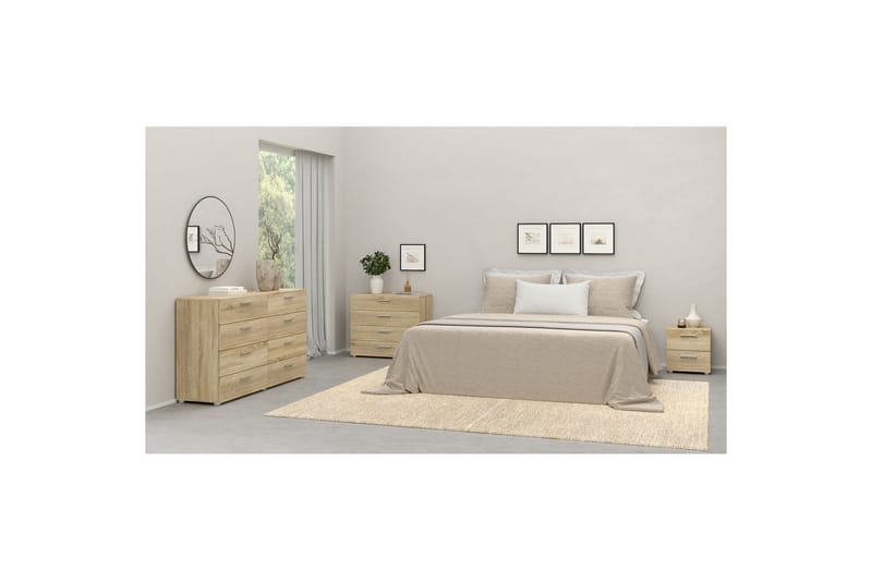 Vansu Natbord 40 cm - Natur - Møbler - Borde - Aflastningsbord - Sengebord