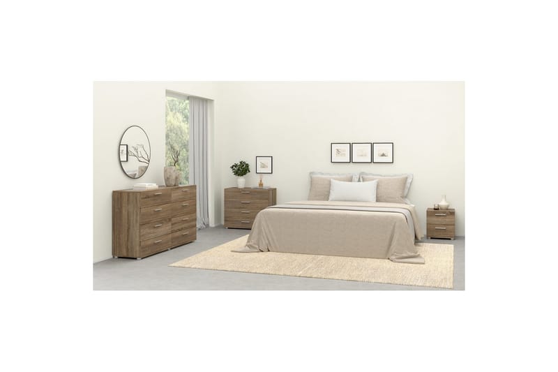 Vansu Natbord 40 cm - Natur - Møbler - Borde - Aflastningsbord - Sengebord