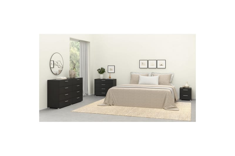 Vansu Natbord 40 cm - Sort - Møbler - Borde - Aflastningsbord - Sengebord