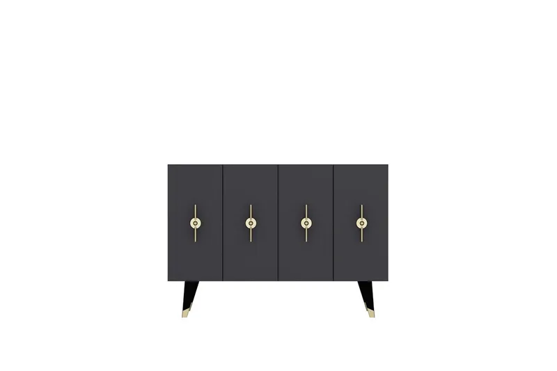 Varen Konsolbord 120 cm - Guld/Antracit - Møbler - Borde - Aflastningsbord - Entrébord