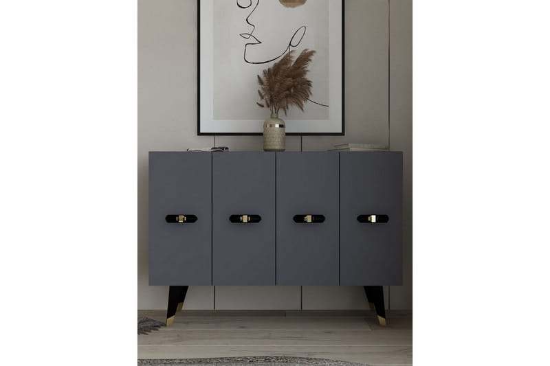 Varen Konsolbord 120 cm - Guld/Antracit - Møbler - Borde - Aflastningsbord - Entrébord