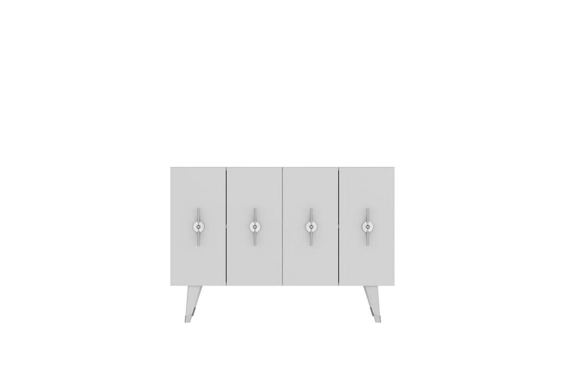 Varen Konsolbord 120 cm - Sølv/Hvid - Møbler - Borde - Aflastningsbord - Entrébord