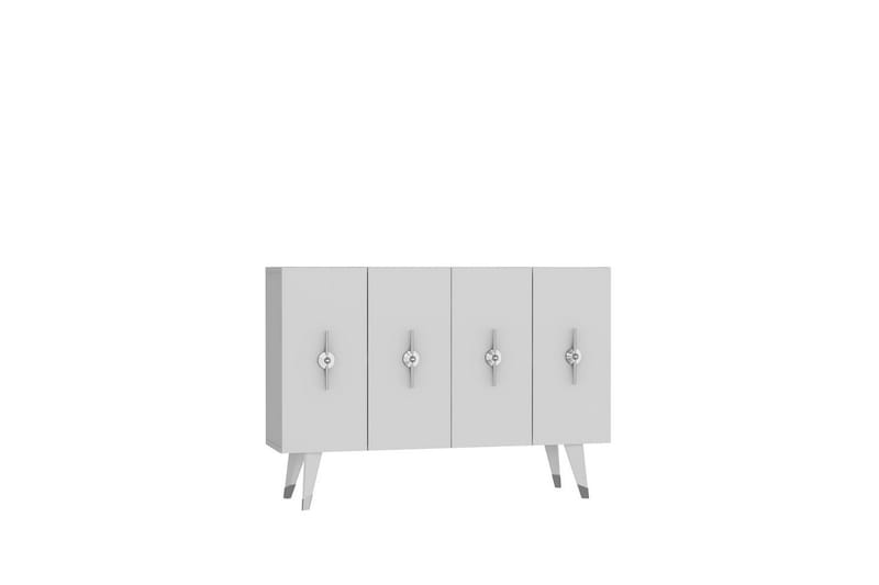 Varen Konsolbord 120 cm - Sølv/Hvid - Møbler - Borde - Aflastningsbord - Entrébord