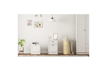 Varion Natbord 45 cm - Mat Hvid - Møbler - Borde - Aflastningsbord - Sengebord