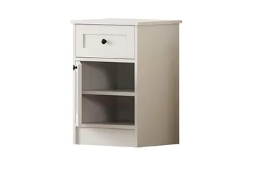 Varion Natbord 45 cm - Mat Hvid - Møbler - Borde - Aflastningsbord - Sengebord