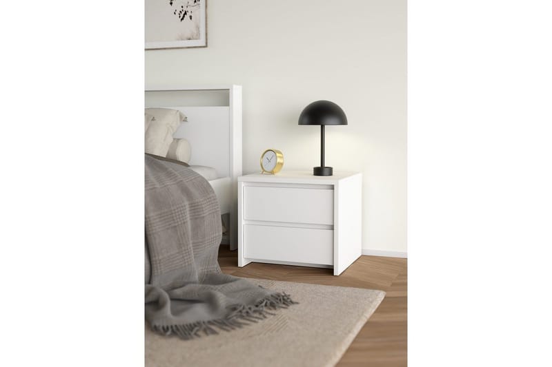 Varun Natbord 52 cm - Hvid - Møbler - Borde - Aflastningsbord - Sengebord