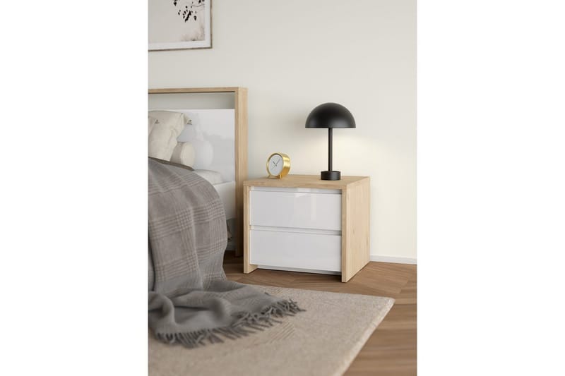 Varun Natbord 52 cm - Hvid - Møbler - Borde - Aflastningsbord - Sengebord
