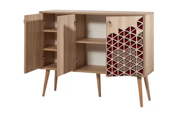 Vellavie Skænk Dekor - Brun/Rød - Opbevaring - Opbevaringsmøbler - Skænke & sideboards