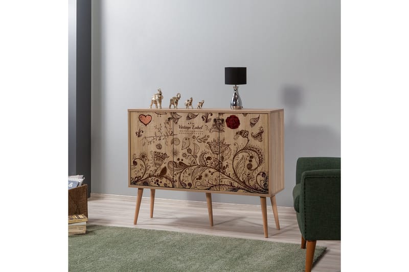 Vellavie Skænk Vintage Label - Mønstret - Opbevaring - Opbevaringsmøbler - Skænke & sideboards