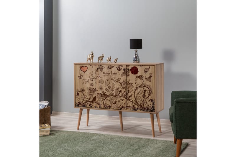 Vellavie Skænk Vintage Label - Mønstret - Møbler - Borde - Aflastningsbord