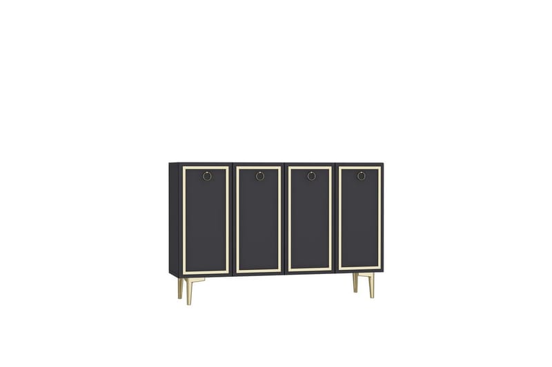 Velorae Konsolbord 120 cm - Antracit/Guld - Møbler - Borde - Aflastningsbord - Entrébord