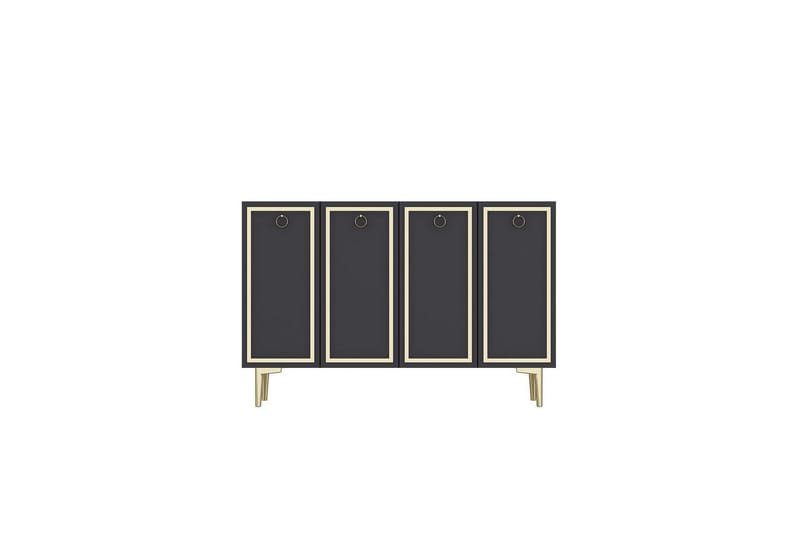 Velorae Konsolbord 120 cm, Antracit/Guld