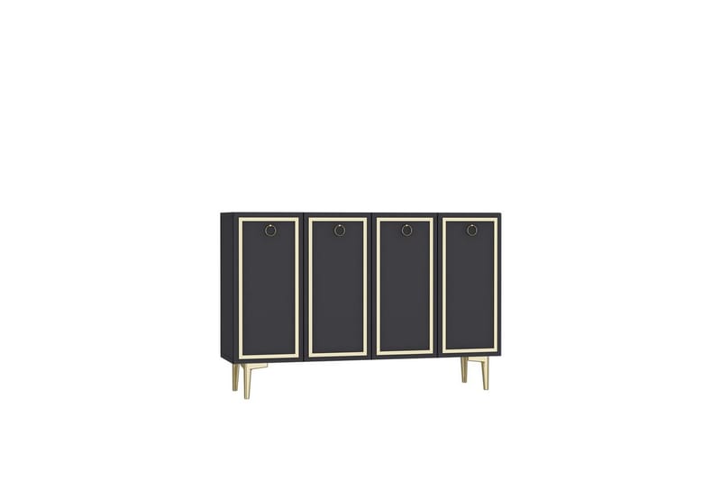 Velorae Konsolbord 120 cm - Antracit/Guld - Møbler - Borde - Aflastningsbord - Entrébord