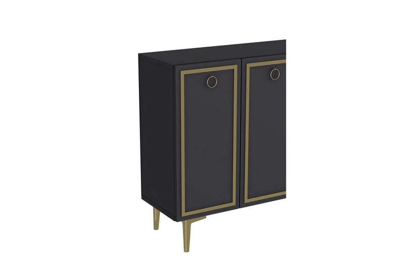 Velorae Konsolbord 120 cm - Antracit/Guld - Møbler - Borde - Aflastningsbord - Entrébord