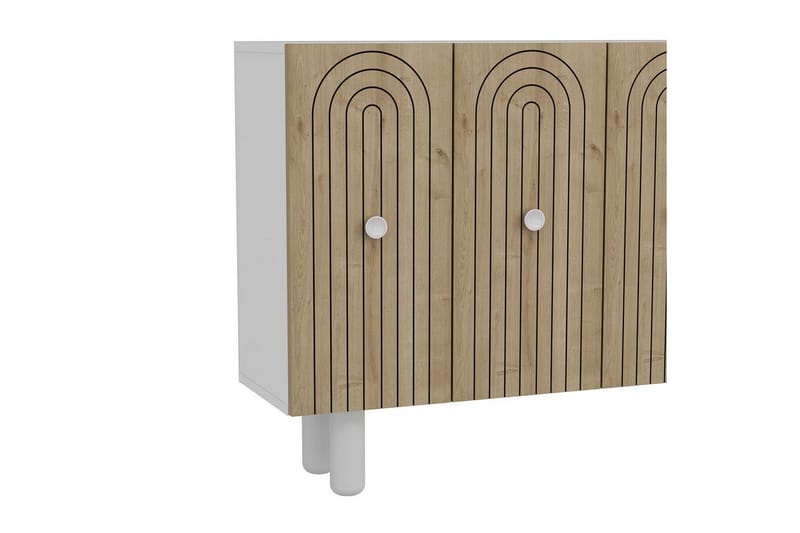 Velorae Konsolbord 120 cm - Hvid/Eg - Møbler - Borde - Aflastningsbord - Entrébord