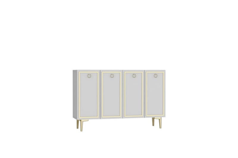 Velorae Konsolbord 120 cm - Hvid/Guld - Møbler - Borde - Aflastningsbord - Entrébord