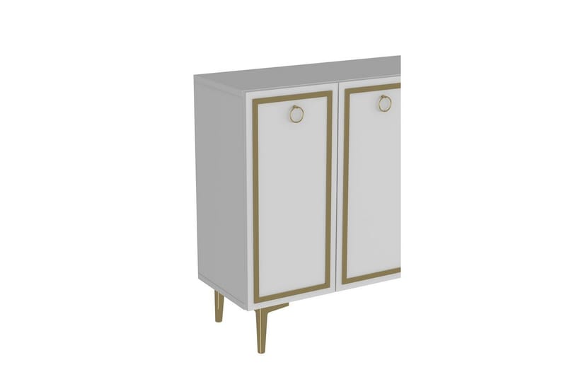 Velorae Konsolbord 120 cm - Hvid/Guld - Møbler - Borde - Aflastningsbord - Entrébord