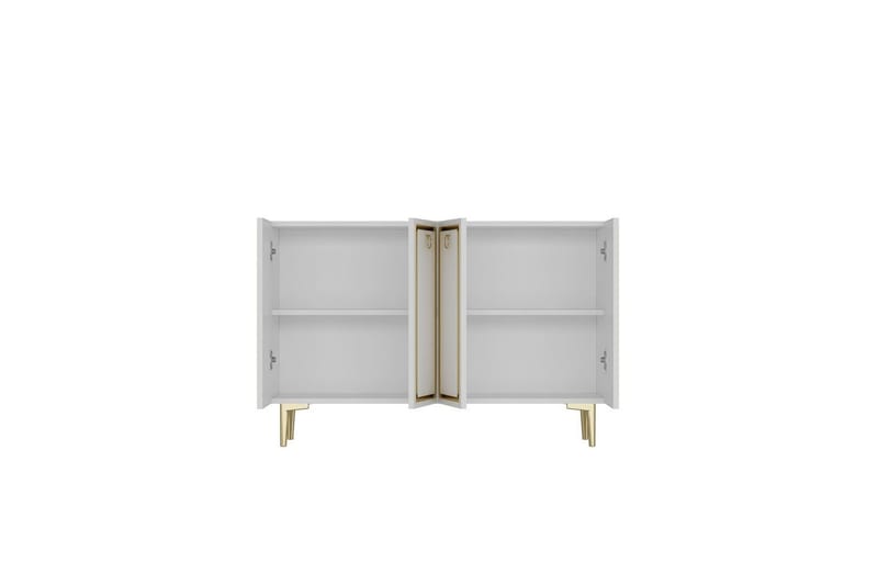 Velorae Konsolbord 120 cm - Hvid/Guld - Møbler - Borde - Aflastningsbord - Entrébord