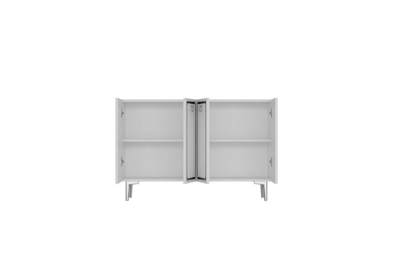 Velorae Konsolbord 120 cm - Hvid/Sølv - Møbler - Borde - Aflastningsbord - Entrébord