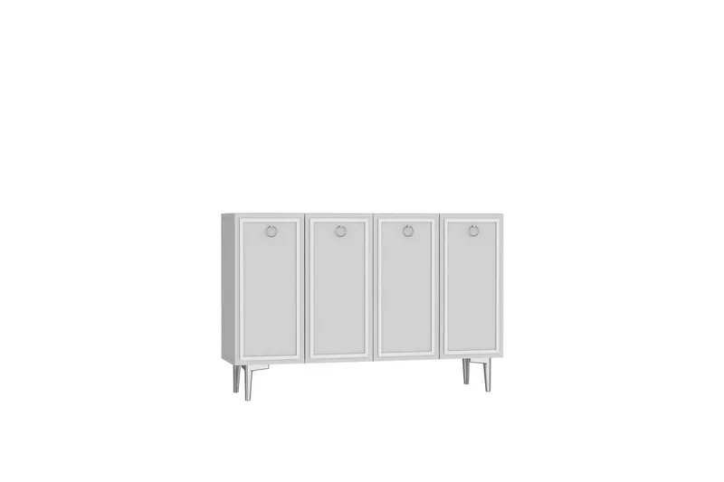 Velorae Konsolbord 120 cm - Hvid/Sølv - Møbler - Borde - Aflastningsbord - Entrébord