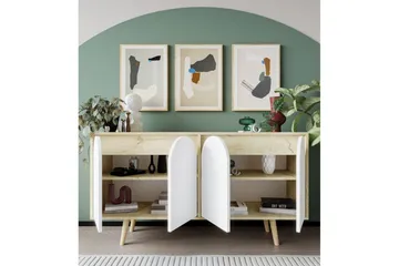 Venezia Konsolbord 150 cm - Brun/Hvid - Møbler - Borde - Aflastningsbord - Entrébord