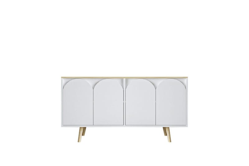 Venezia Konsolbord 150 cm, Brun/Hvid