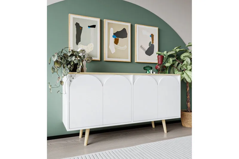 Venezia Konsolbord 150 cm - Brun/Hvid - Møbler - Borde - Aflastningsbord - Entrébord