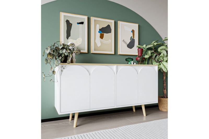 Venezia Konsolbord 150 cm - Brun/Hvid - Møbler - Borde - Aflastningsbord - Entrébord